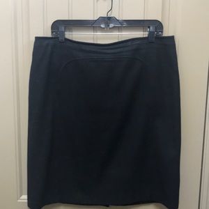 Wool knee length pencil skirt 16